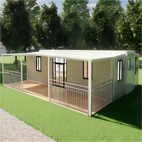 Villa préfabriquée tout inclus 1, 2 ou 3 chambres, maison conteneur extensible, design modulaire ferme écologique, bureau et espace de vie