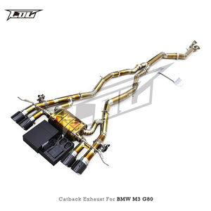 Sistema de Escape Catback de Ajuste Directo para BMW M2 G87 M3/M4 G80/G82/G8X S58 3.0T 2021-2026 Boska de Titanio Ligero con Tubo Central Único de 3.5 Pulgadas - Product Image 6
