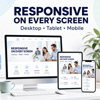 Diseño y Desarrollo de Sitios Web Corporativos con HTML y CSS Personalizados y Responsivos para la Construcción de Marca Empresarial y Perfil de Empresa en Línea
