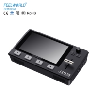 FEELWORLD L2 PLUS Commutateur vidéo en direct avec écran tactile 5,5 pouces, mélangeur vidéo PTZ, Chroma Key, streaming USB rapide, démarrage personnalisé, commandes en gros