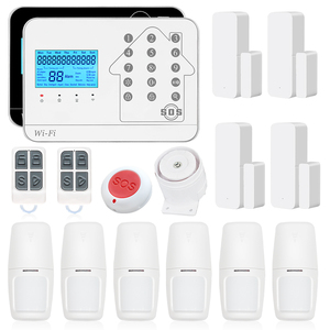 Sistema de Alarma Doméstica con Equipos de Alarma G/M, Panel de Alarma <span class=keywords><strong>Mercado</strong></span> <span class=keywords><strong>Libre</strong></span> con Control por Aplicación - Product Image 1