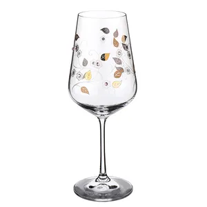 New Design 450ml 15oz Famous Novelty Luxury Crystal Wine Glasses for Chardonnay
