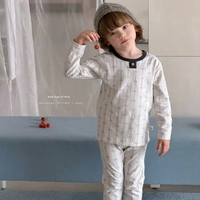 Ensemble pyjama 2 pièces pour enfants, automne-hiver, 95,5% coton, 4,5% élasthanne, multicolores, vêtements de détente doux, en stock