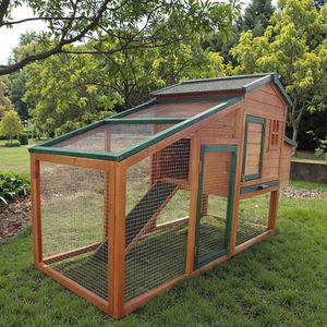 SDC018大きな無垢材入り屋外裏庭チキンクープキットネスティングボックスウサギハッチペギオンコープ付き - Product Image 2
