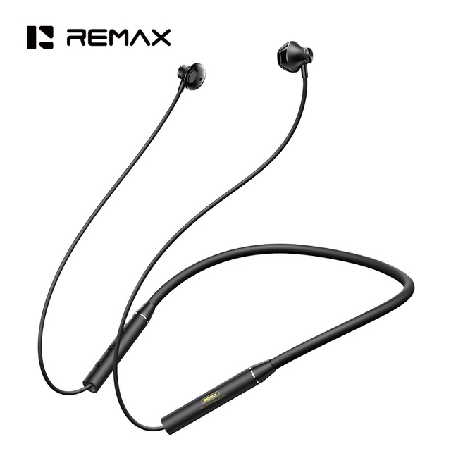 Remax Wireless Neckband Earbuds Sport Neckband in Ear Headphones Portable Ultra Soft Neckband Wireless Bluetooth Earphones