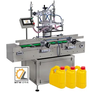MTW 5L-25L Liquid Chemicals Weighing Filling Machines liquid filling machine for wide opening barrel
