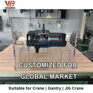 Polipasto Eléctrico de Cadena de 250 kg, 500 kg, 1 Tonelada, Estilo Europeo, Tipo Carro Fijo, Fácil Mantenimiento, Estándar Europeo, para Taller - Product Image 4