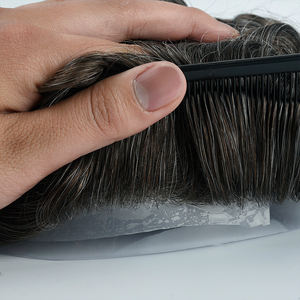 Prótesis Capilar Masculina de Cabello Natural de 0.06mm, Sistema de Reemplazo Capilar para Hombre, Peluca Masculina - Product Image 6