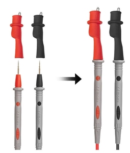 สายทดสอบมัลติมิเตอร์สำหรับมิเตอร์วัดไฟฟ้า หัวหนีบแบบจระเข้ 1000V 20A - Product Image 6