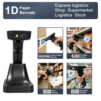 Escáner de Código de Barras Portátil YJFIRST, Escáner Inalámbrico 1D 2D QR, Lector de Códigos de Barras CMOS con Cable para Inventario