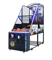 Machine de jeu de basket-ball d'arcade à monnayeur, interface anglaise, garantie 1 an pour usage intérieur, centres de divertissement FEC