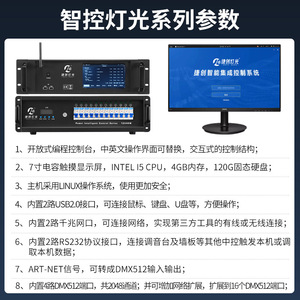 Consola de Iluminación para Escenarios Jiechuang con Sistema de Control Inteligente de 12X4KW - Product Image 5