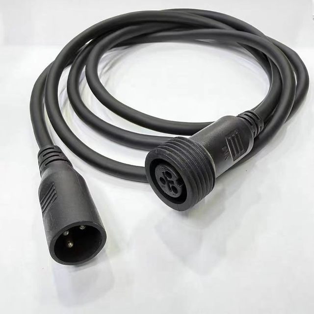 Waterproof IP65 Stage Light Signal Cable 1 Meter Outdoor LED Par Light XLR DMX Cable - Male & Female Transfer Cable