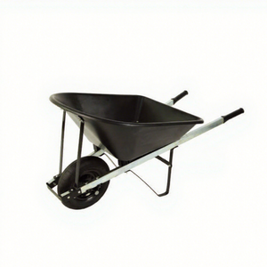 รถเข็นไฟฟ้า WB9501P แบบล้อเดียว พร้อมโครงพลาสติกสำหรับบรรทุกของหนัก ใช้ในงานจัดสวน งานภูมิทัศน์ และงานก่อสร้าง - Product Image 1