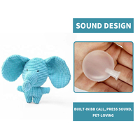 Vente en gros de jouets pour animaux de compagnie avec logo personnalisé, velours de maïs résistant aux morsures, dents de meulage, jouets sonores pour chiens, jouets en peluche