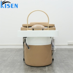 Sillón de Lavado de Cabello Profesional Kisen, Diseño Moderno, Lavabo para Champú, Mueble de Salón para Peluquería y Unidad de Lavado de Cabello para Hotel - Product Image 6