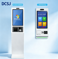Système de gestion de files d'attente Wavetec Bank Qms avec affichage des numéros d'attente LCD LED, lecteur de tickets, lecteur de codes-barres, fonction SDK en option