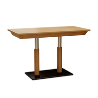 Table de restaurant carrée moderne à plateau en marbre et base en métal pour usage commercial, idéale pour hôtels, restaurants et cafés