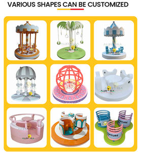 Manège à tasses rotatives pour aire de jeux souple, usage intérieur/extérieur, rotation fluide, faible bruit, pour fêtes d'enfants et divertissement - Product Image 2