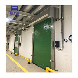 Armazenamento rápido personalizado da porta do rolo do PVC-estilo de alta velocidade da baixa temperatura, projeto isolado do zíper com proteção térmica - Product Image 3