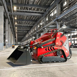 हुद स्किड स्टीड लोडर क्रॉलर लोडर कुबोटा उच्च दक्षता इंजन 1 टन क्षमता 1 वर्ष की वारंटी 800 2120x1290x1010 मिमी लाल - Product Image 4