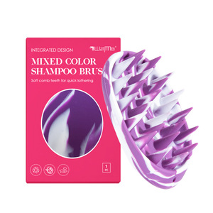 Silicone Scalp Massage Hair Brush X091 Dry Wet Dual Use For General Head Itch Relief - Product Image 2