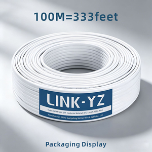 Câble <span class=keywords><strong>Ethernet</strong></span> LAN intérieur CAT6 Gigabit UTP CCA 23AWG LINK-YZ 580C, paire torsadée, connexion PoE, câble de communication - Product Image 2
