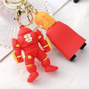 พวงกุญแจ PVC อะนิเมะซิลิโคนของขวัญซูเปอร์ฮีโร่การ์ตูนพันธมิตรมาร์เวล - Product Image 3