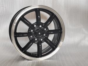 Syac ล้อรถขนาด14นิ้วล้ออัลลอย R14x5.5j PCD4x100/4x114.3สีดำขอบเงาล้อรถโดยสาร - Product Image 2