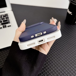 Coques de téléphone magnétiques givrées antichoc avec protection d'objectif pour <span class=keywords><strong>iPhone</strong></span> 17 Air, 16, 15, 14 Pro Max – Vente en gros - Product Image 5