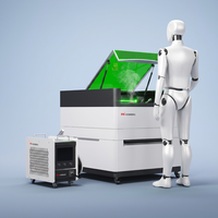 Machine de soudage au laser à fibre portative 1200W, 4 en 1, refroidie par air, soudeuse, découpeuse, nettoyeur pour métal, acier inoxydable, aluminium