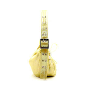 Bolso Tote Amarillo Neón Popular con Correa con Detalle de Ojales y Correa de Hombro Ajustable para Usar de Dos Formas - Product Image 3