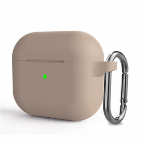Funda protectora de silicona a prueba de golpes con llavero, cubierta anticolisión con recubrimiento de goma <span class=keywords><strong>para</strong></span> <span class=keywords><strong>Airpods</strong></span> 3, 2022 - Product Image 5