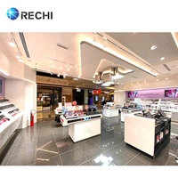 RECHI – kiosque de maquillage, présentoir de parfum en bois, Table de comptoir, étagères de soins de la peau pour magasin de beauté