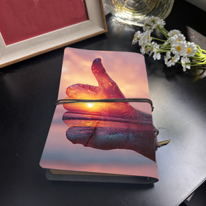 Máy tính xách tay thủ công A6 đẹp thực tế cho các ứng cử viên Thạc sĩ lý tưởng cho các ghi chú phương pháp nghiên cứu và Nhật ký tham gia W - Product Image 3