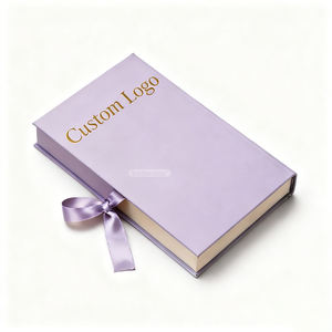 Impression de logo de marque personnalisée, emballage en carton, boîte <span class=keywords><strong>cadeau</strong></span> en forme de livre personnalisée avec <span class=keywords><strong>carte</strong></span> de conception - Product Image 2