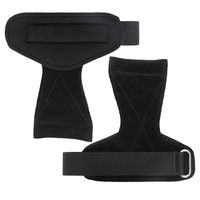 Poignées de gymnastique en cuir de vache en gros, bandages de poignet pour l'haltérophilie, protège-paumes durables pour barres de traction et entraînement musculaire
