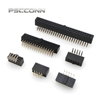 PSCCONN Connecteur de broches DIP simple rangée 2-40 broches, mâle-femelle, pas de 2,54 mm, pour connexion carte à carte (PCB)