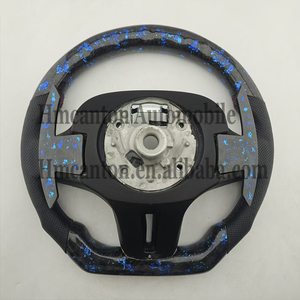 Volant de direction en fibre de carbone forgée Alcantara avec LED, vente directe d'usine, pour BMW G20 G30 G01 Série 3 Série 5 - Product Image 5