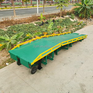 10 tấn di động sân tải đoạn đường nối có thể điều chỉnh chiều cao Xe Nâng Container Dock đoạn đường nối - Product Image 3