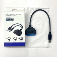Produsen grosir kabel adaptor hard drive USB 3.0 ke SATA multi sistem kompatibel
