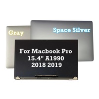 Écran LCD OEM de haute qualité pour MacBook Pro 15 pouces A1990 2018 2019, assemblage argent + gris sidéral