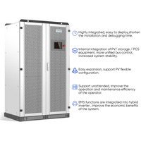 Micro-onduleur à raccordement au réseau Megarevo MPS50 30kva-500kw Système de stockage d'énergie commercial Onduleur solaire hybride avec triple sortie