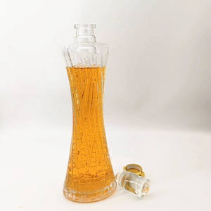 Bouteille de vin en verre cristal vide de 500 ml/700 ml avec option de logo personnalisé, <span class=keywords><strong>bouchon</strong></span> scellé - Product Image 2
