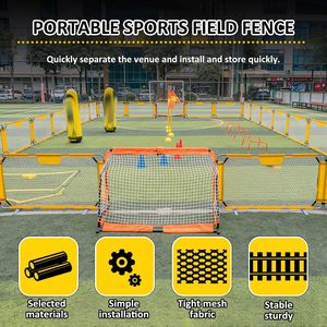 Valla Plegable Portátil para Campo Deportivo de 150*80*80cm, Malla de Nido de Abeja sin Nudos, Barrera para Cancha de Fútbol, para Entrenamiento en Interiores y Exteriores - Product Image 2
