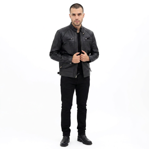 Chaqueta de Motociclista de Cuero Unisex Resistente, Ropa Deportiva Transpirable y de Secado Rápido, Ligera para Viajes Largos en Moto - Product Image 1
