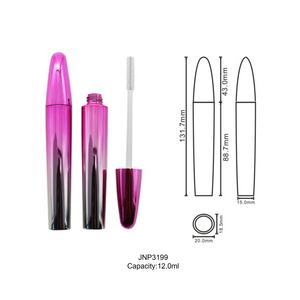 Tubo de rímel vacío de silicona rosa con tapa de rosca para aplicación de maquillaje de rubor y delineador de ojos - Product Image 2
