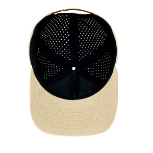 BSCI Custom 5 Panel <strong>Khaki</strong> Pvc Rubber Patch Logo Quick Dry Gorras Golf Sport Rope Cap 100% Polyester Baseball <strong>Hat</strong> for Men Women - Product Image 3