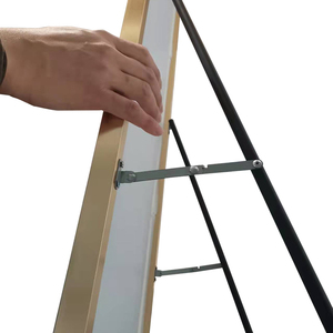 Chất Lượng Cao Thương Hiệu Phòng Ngủ Hình Chữ Nhật Vật Liệu Chống Cháy Nổ Sàn Toàn Thân Miễn Phí Đứng Gương Với Khung - Product Image 5