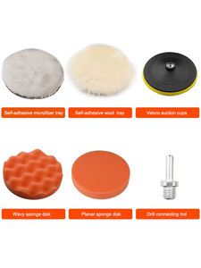 Polijstpadset Sponspolijstpads Voor Autoschuimboor En Boorbufferbevestiging - Product Image 3